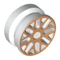 Wheel 11 x 6 with Eight 'Y' Spokes and Golden Outline