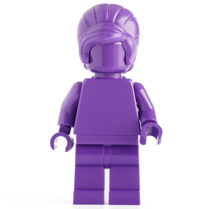 Monochrome Dark Purple with Hair