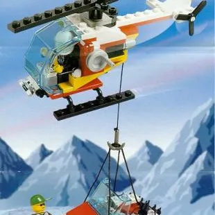 Rescue Helicopter and Jeep