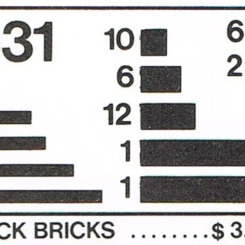 Parts Pack, Black Bricks