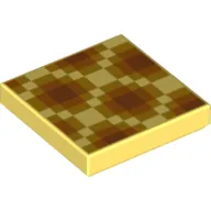 Tile 2 x 2 with Pixelated Honeycomb Print