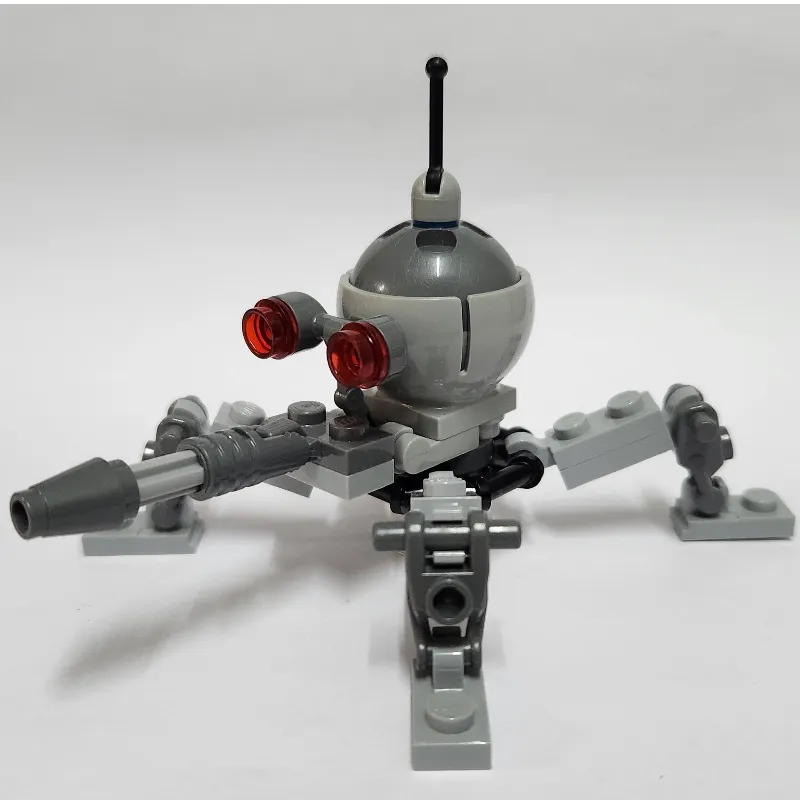 Dwarf Spider Droid, Dark Bluish Gray Dome, Fixed Dark Bluish Gray Cannon