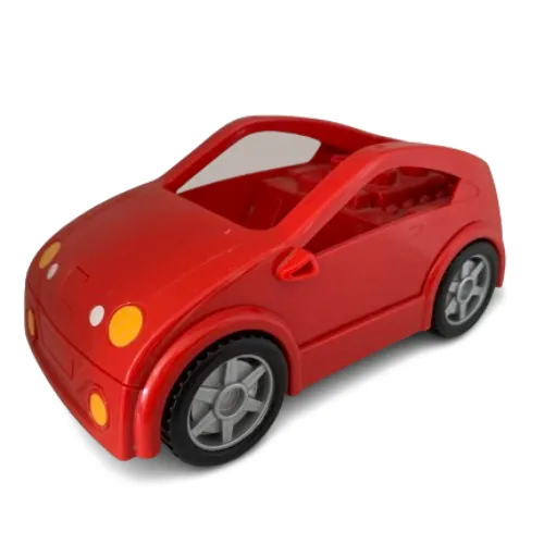 Duplo Car Coupe with Red Base, Headlights