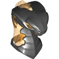 Minifig Head Special, Snake with Trans Orange Flames, Eyes