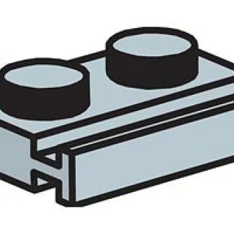 1 x 2 Plate with Slides (Pack of 100)