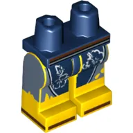 Hips and Yellow Legs with Dark Blue Tunic/Robe, Sand Blue Torn Pants, Belt