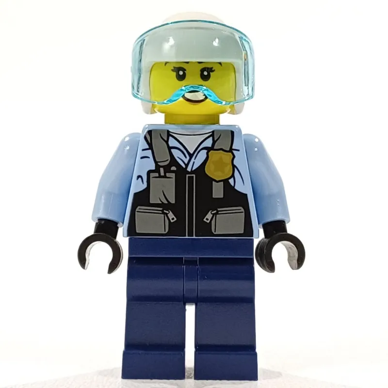 Rooky Partnur, White Helmet, Dark Blue Legs