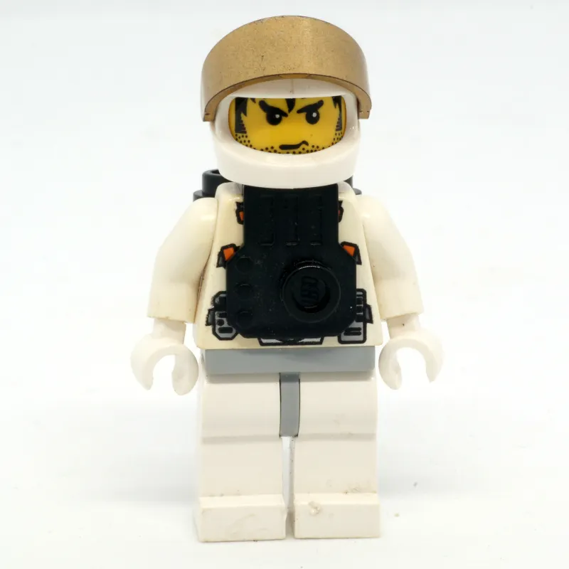 Mars Astronaut, Stubble, Printed Hair, Jet Pack