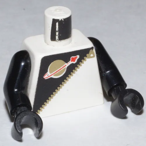 Torso Classic Space Logo, Futuron Black Print, Black Arms and Hands