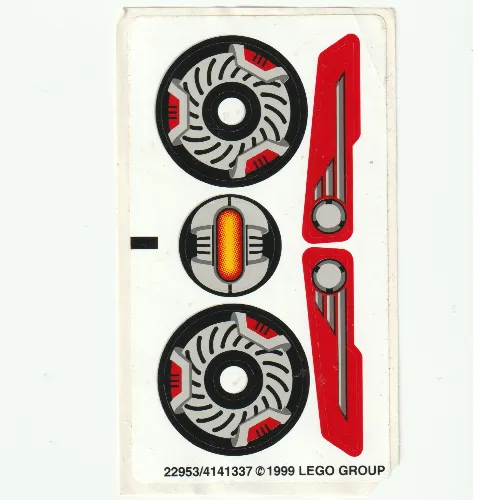 Sticker Sheet for Set 8520-1