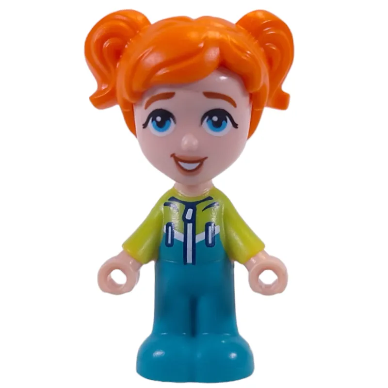 Ella - Lime/Dark Turquoise Ski Suit