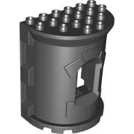 Duplo Building Wall, 4 x 6 x 6 Curved Turret (Castle)