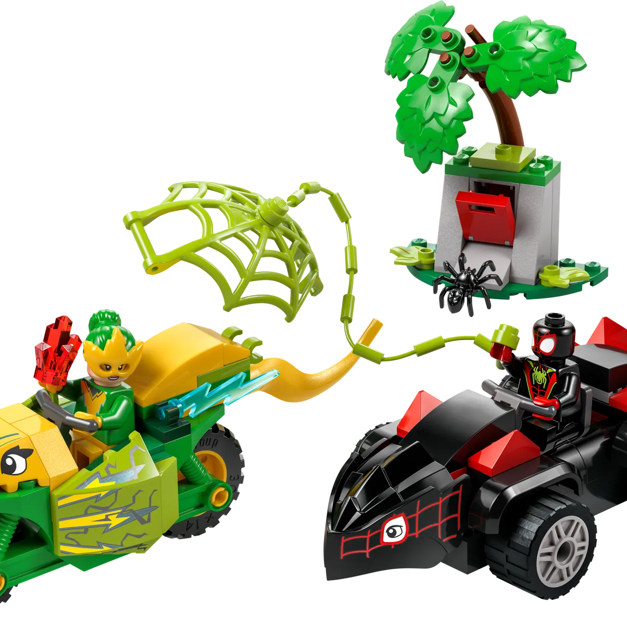 Spin and Electro Dinosaur Vehicle Chase