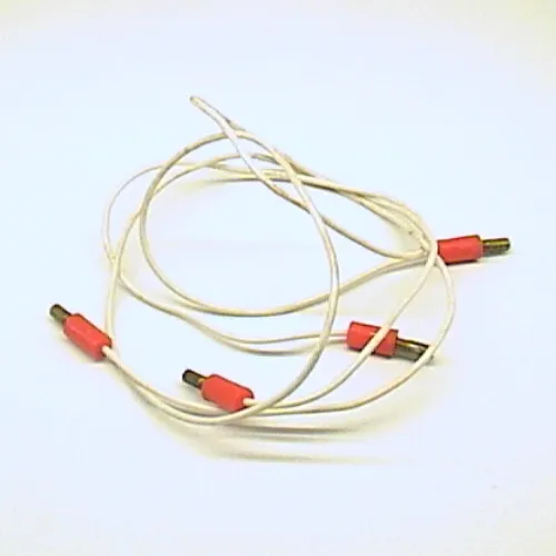 Wire with 4 x Red 1-prong Connectors 4.5V, Split Pins 48L