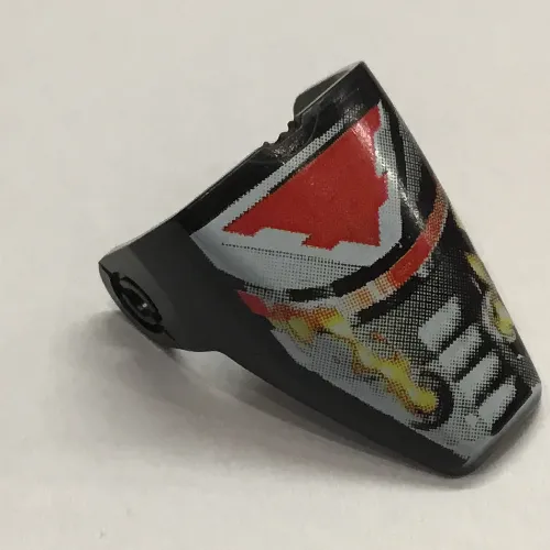 Large Figure Visor / Limb Cover, Armour with The Boss Print