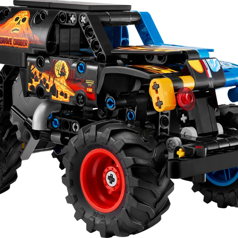 Monster Jam Grave Digger Fire and Ice