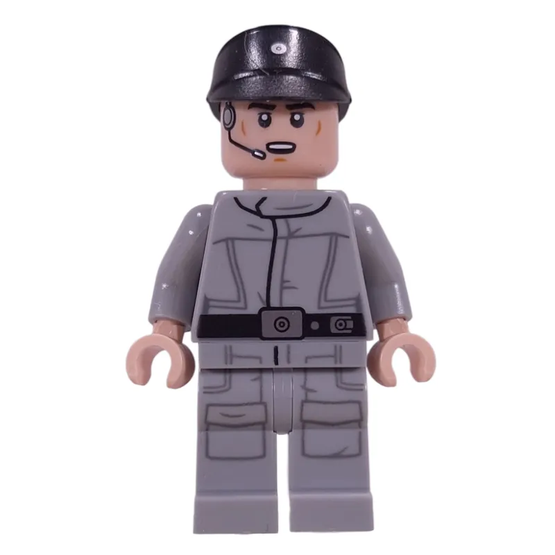 Imperial Crew, Light Bluish Gray Uniform, Black Cap, Open Mouth