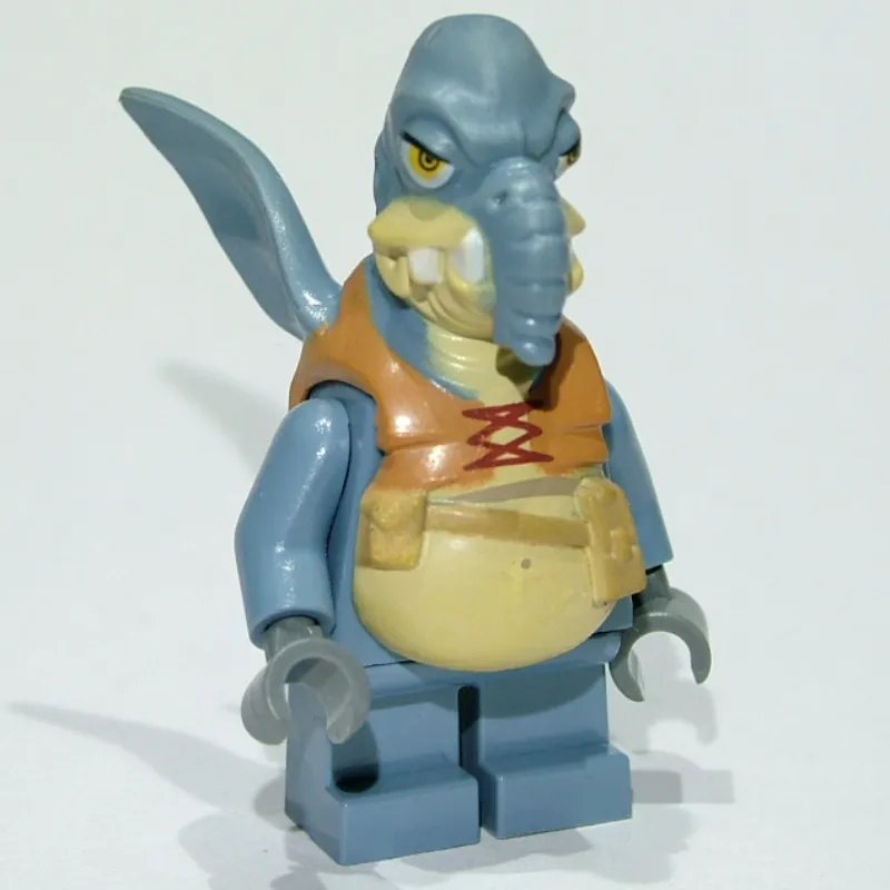 Watto, Printed Head, Dark Bluish Gray Hands