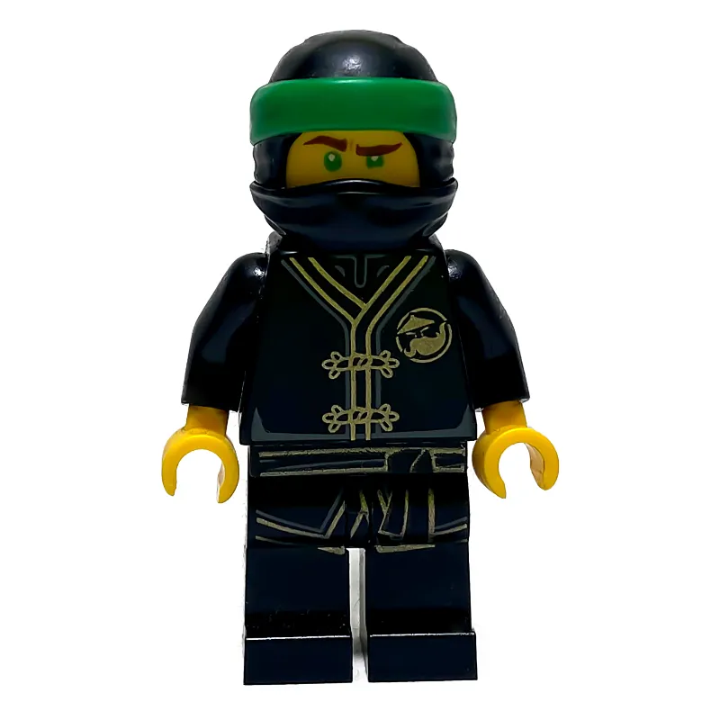 Lloyd in Black Training Gi, with Head Wrap