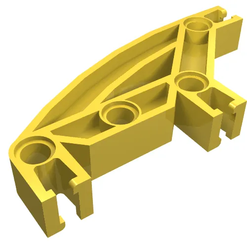 Znap Beam 8, 4 Holes, 3 Bends, Curved