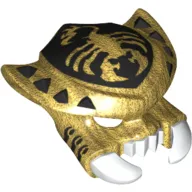 Mask Scorpion with White Fangs and Pincers, Black Spikes and Scorpion Emblem Print