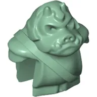 Minifig Head Special, Gamorrean with Armor [Plain]