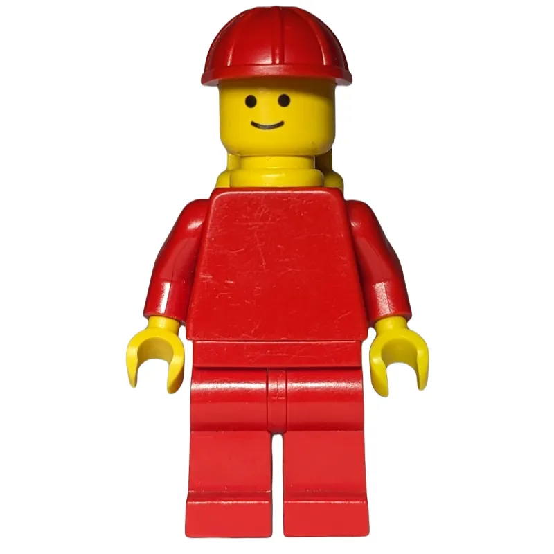 Red Torso, Red Legs, Red Helmet, Yellow Air Tanks