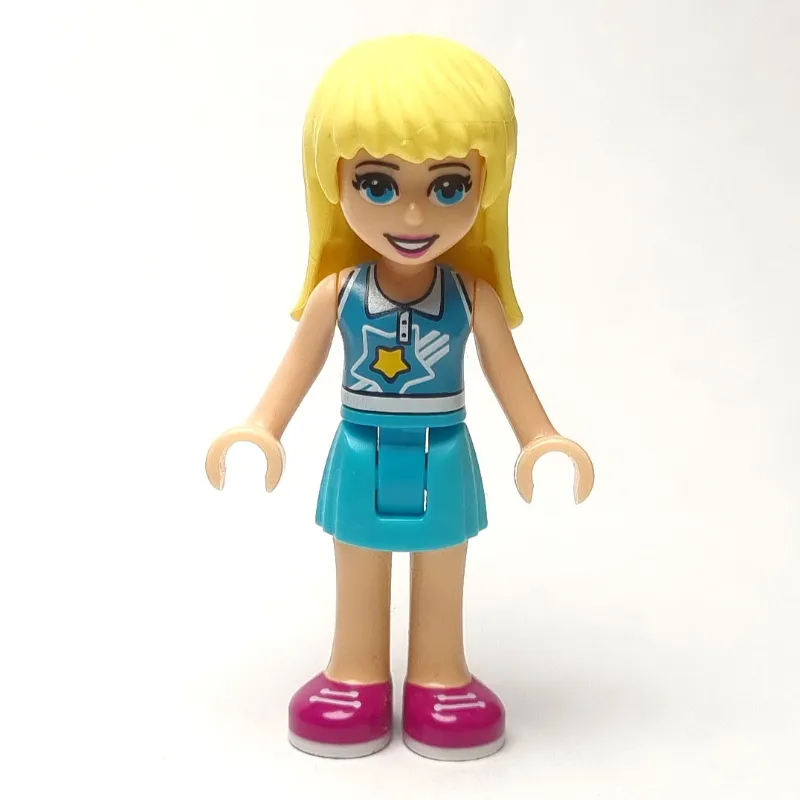 Stephanie - Medium Azure Top, Medium Azure Skirt