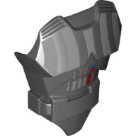 Large Figure Torso Cover with Raised Belt and Darth Vader Print