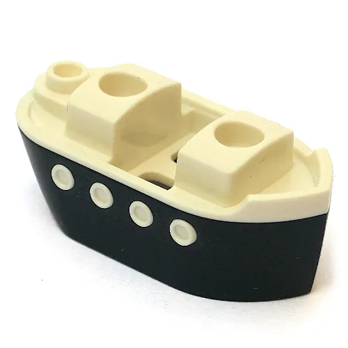 Minifig Hipwear, Ferry / Boat Costume with Black Hull Pattern