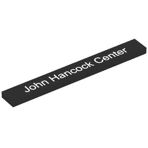 Tile 1 x 8 with 'John Hancock Center' Print