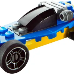 Blue and Yellow Racer