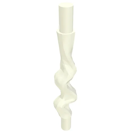 Web Effect Long and Narrow Bars at Both Ends