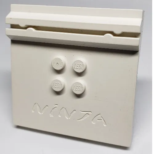 Plate Special 6 x 6 x 2/3 with 4 Studs and Embossed 'Ninja'