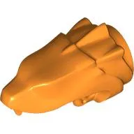 Animal / Creature Body Part, Snake / Dragon Head Upper Jaw with 3 Ridges [Plain]