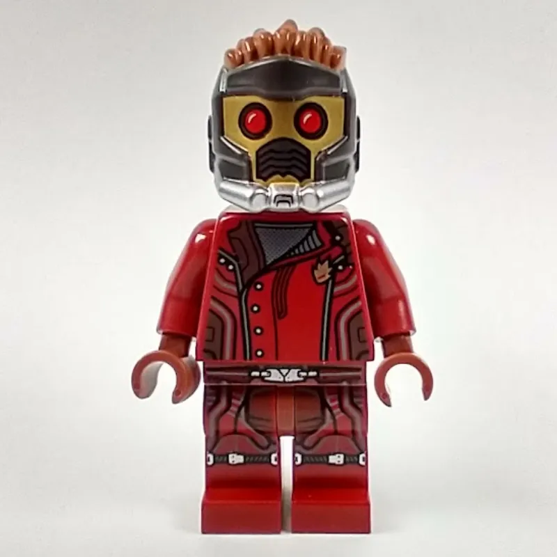 Star-Lord in Dark Red Outfit with Mask