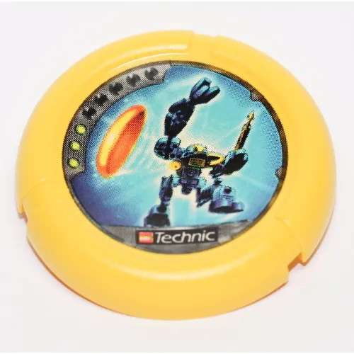 Large Figure Throwing Disk, Scuba / Sub, 3 Pips, Scuba Throwing Disk Print