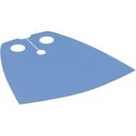 Neckwear Cape, Standard with Bright Light Blue Back [Traditional Starched Fabric]