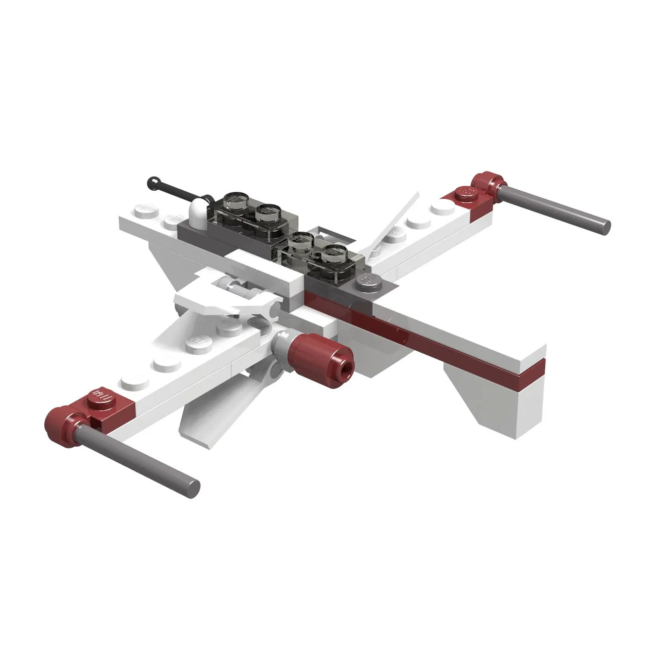 ARC-170 Starfighter - Mini - Korean Duracell promo package with 8 AA batteries