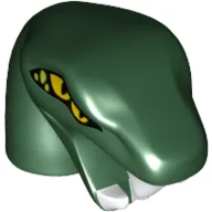 Minifig Head Special, Snake with Short Neck with Double Eyes Print (Ninjago)