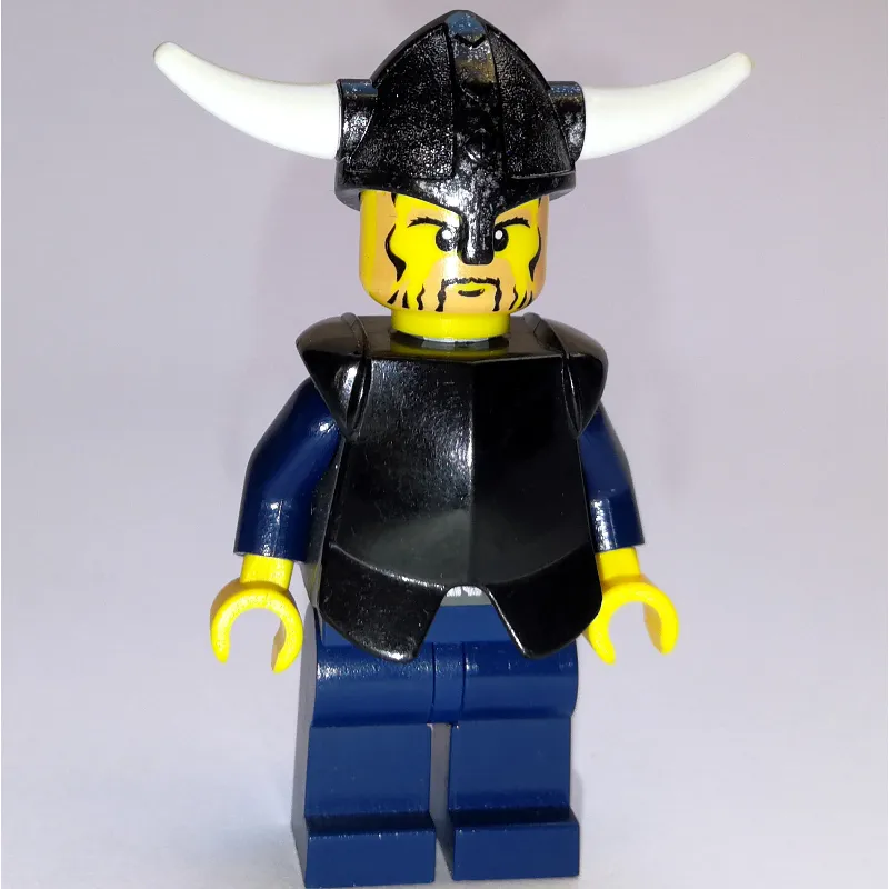 Viking Warrior - Black Breast Plate, Dark BLue Legs