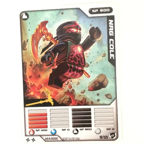 Trading Card, Ninjago Deck #2: 16 - NRG Cole - North American Version