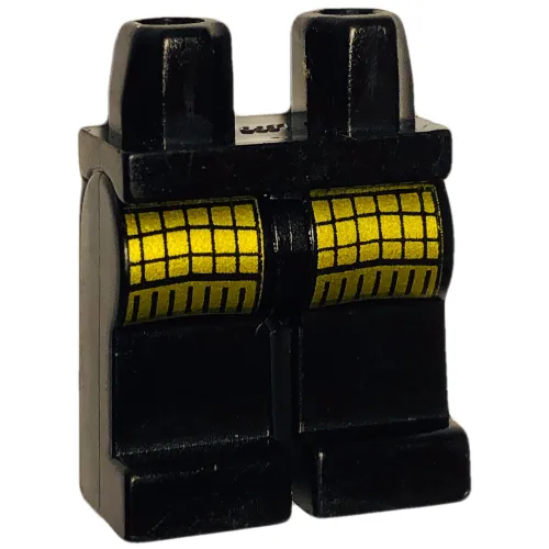 Hips and Black Legs with Castle Ninja Leg Armour Print