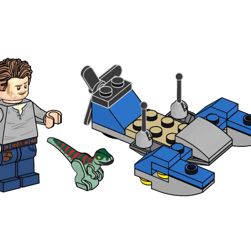 Owen with Swamp Speeder and Raptor