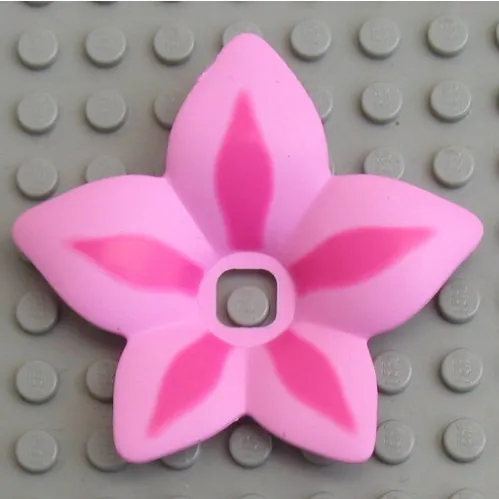 Clikits Icon Accent, Flower 6 x 6 x 2/3 with Dark Pink Petals Print