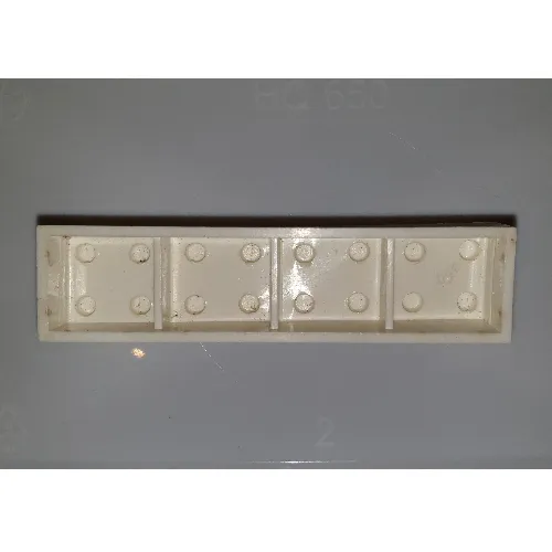 Brick 2 x 8 without Bottom Tubes, with Cross Supports