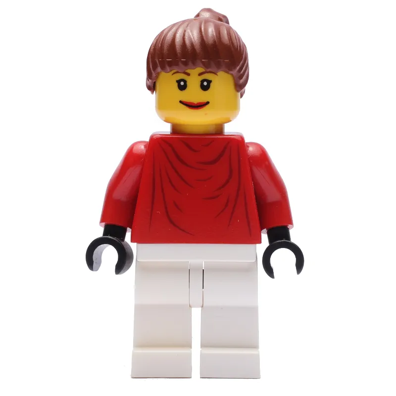 Red Torso, White Legs, reddish Brown Hair