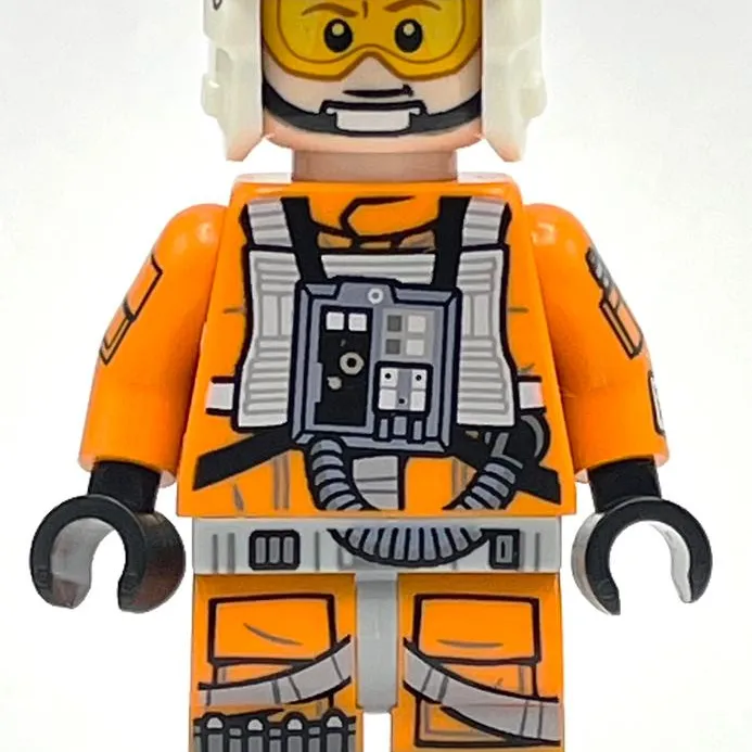 Luke Skywalker, Orange Rebel Pilot Outfit, Arm Print