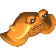 Minifig Head Special Crab with Black Eyes, Mouth print