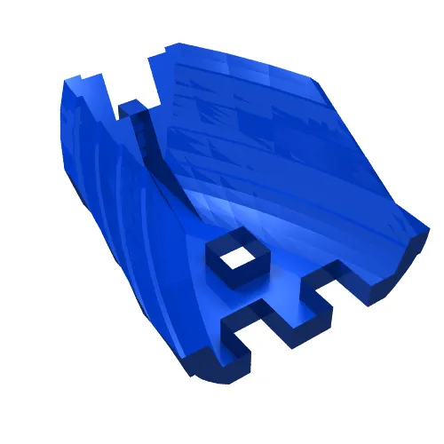 Boat Hull Section, Small Stern 14 x 12 x 5 1/3, Base